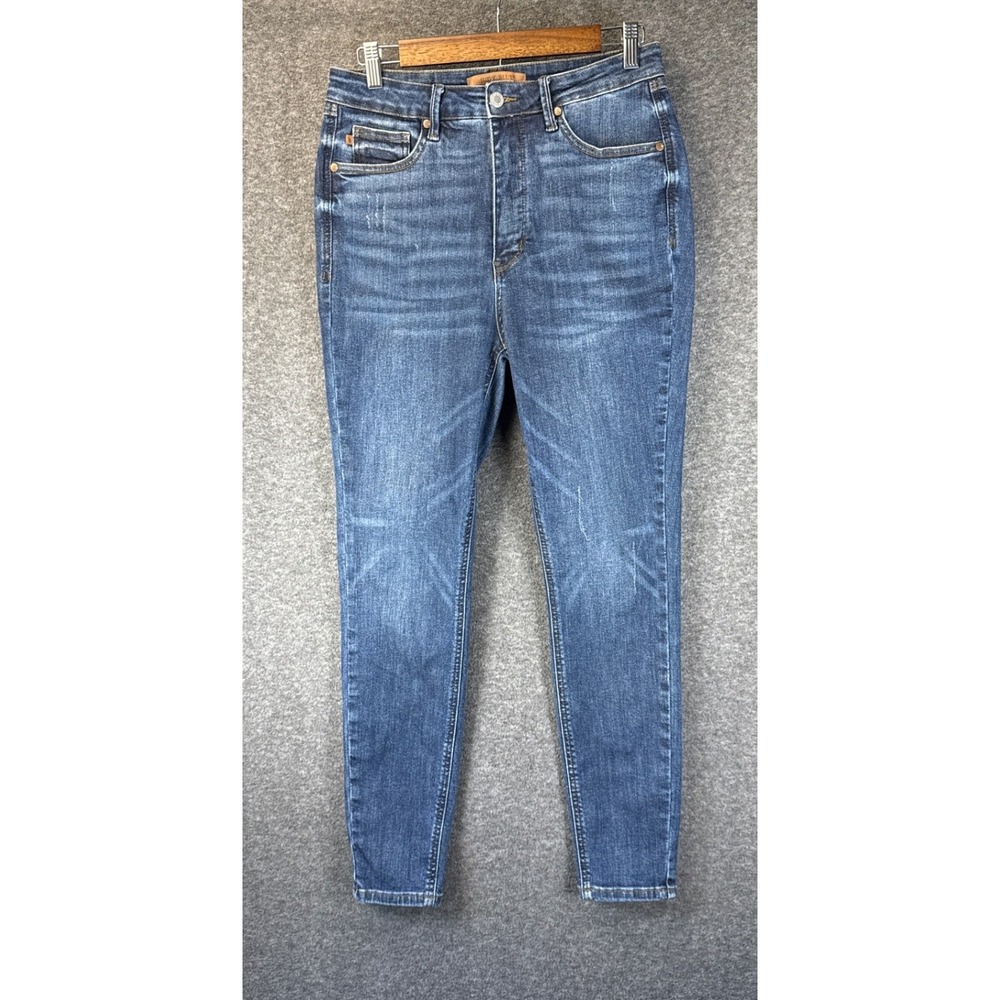 Judy Blue Skinny Jeans Womens 11/30 Dark Wash High Rise Stretch Denim Night Out
